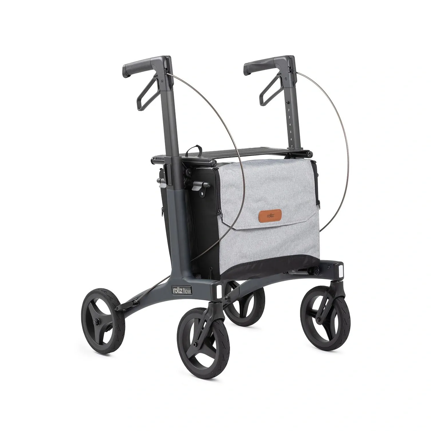 Rollz Rollz Flow Lichtgewicht Aluminium Rollator met Zitje