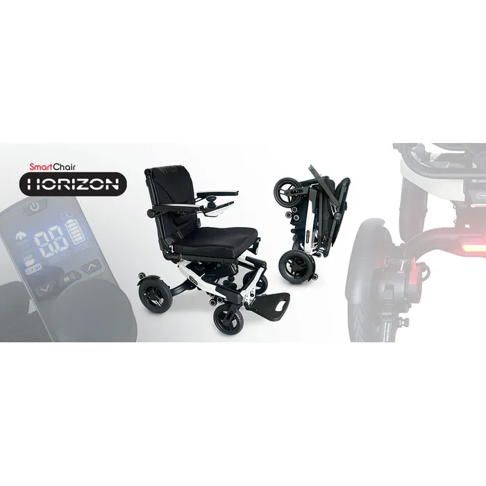 Smart Chair Smart Chair Horizon Opvouwbare Elektrische Rolstoel met SmartRoll
