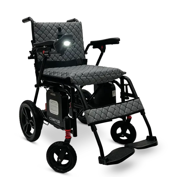 ComfyGO ComfyGO X-7 Lichtgewicht Opvouwbare Elektrische Rolstoel met Afstandsbediening
