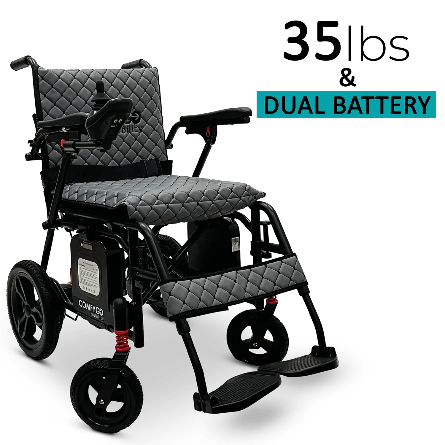 ComfyGO ComfyGO X-7 Lichtgewicht Opvouwbare Elektrische Rolstoel met Afstandsbediening