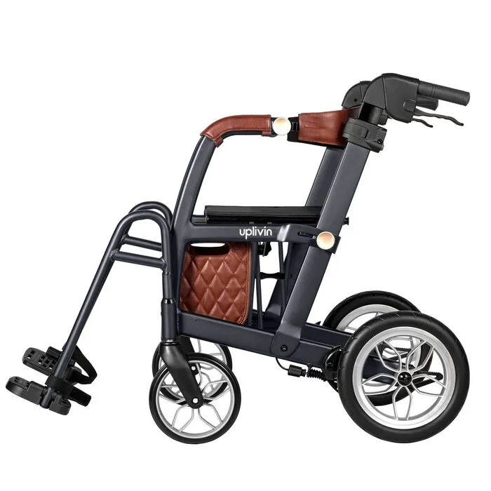 Uplivin Glide 2-in-1 Rollator en Transportstoel