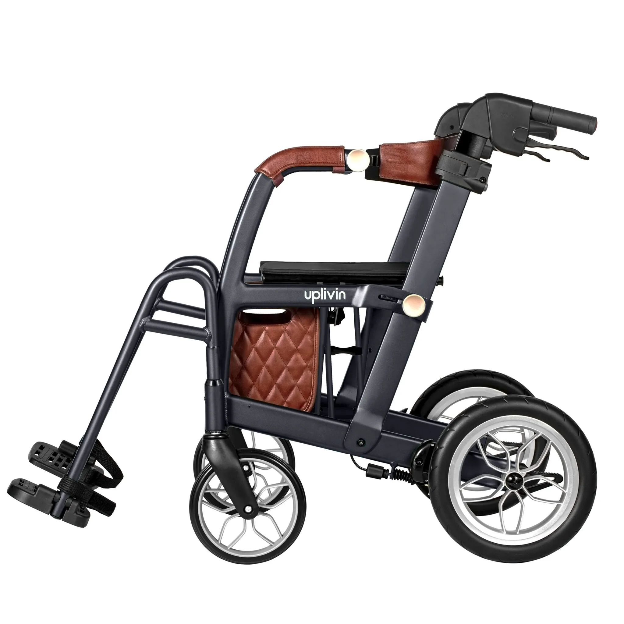 Uplivin Glide 2-in-1 Rollator en Transportstoel