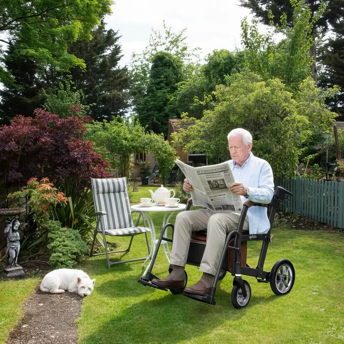 Uplivin Glide 2-in-1 Rollator en Transportstoel