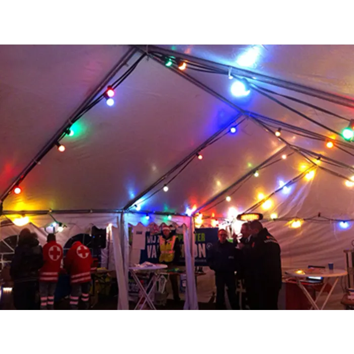 LED kogellamp - 1W E27 Rood - Dimbaar