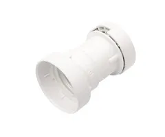Kaiser kunststof prikfitting - Prikkabel E27 - Wit