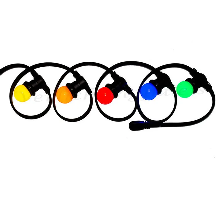 Amlux prikkabel - 20 meter met 30 LED lampen  (5 kleuren)