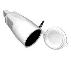 Kaiser Witte contrastekker voor Prikkabel