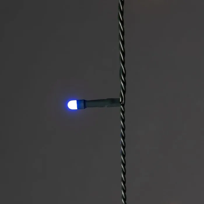 Konstsmide Kerstverlichting - LED lichtmantel 240cm met ring voor kerstboom - 5x 40 gekleurde LED lampjeshtmantel 180cm met ring voor kerstboom - 5x 30 LED lampjes