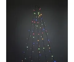 Konstsmide Kerstverlichting - LED lichtmantel 240cm met ring voor kerstboom  - 5x 40 gekleurde LED lampjes