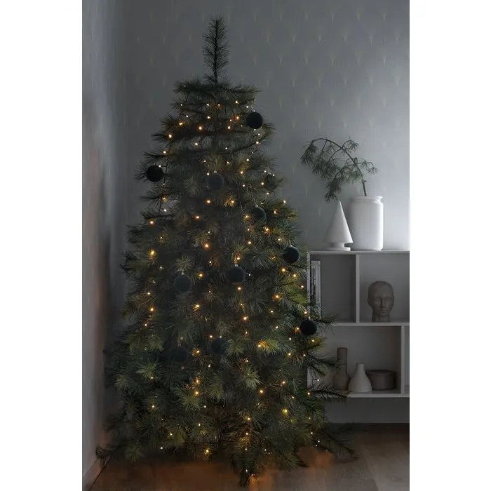 Konstsmide App gestuurde LED Lichtmantel voor kerstboom, 180cm 5 strengen van 30 extra warmwitte LED, met multifunctie