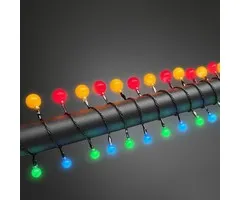 Konstsmide LED miniglobe gekleurd lichtslinger voor buiten - 6.32 meter - 80 Leds