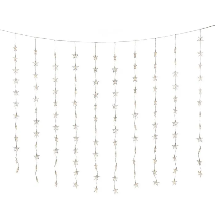Konstsmide Konstsmide Kerstverlichting - LED sterren gordijn 140x120 CM
