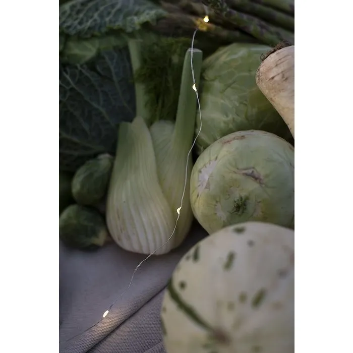 Konstsmide Konstsmide kerstverlichting - LED lichtsnoer met 100 zeer kleine warm witte lampjes voor buiten en binnen