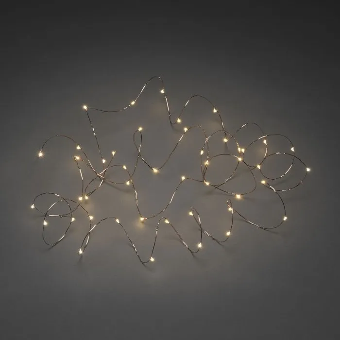 Konstsmide Konstsmide kerstverlichting - LED lichtsnoer met 100 zeer kleine warm witte lampjes voor buiten en binnen