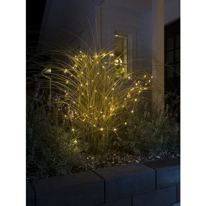 Konstsmide Konstsmide kerstverlichting - LED lichtsnoer met 100 zeer kleine warm witte lampjes voor buiten en binnen