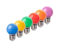 Set 40 gekleurde LED lampen - 6 kleuren
