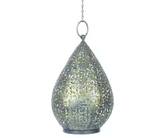 Luxform Accu/USB oplaadbare Oriental Palmyra tafel/hanglamp