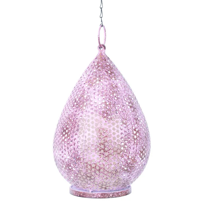 Luxform Accu/USB oplaadbare Marokkaanse stijl Tripolis tafel/hanglamp