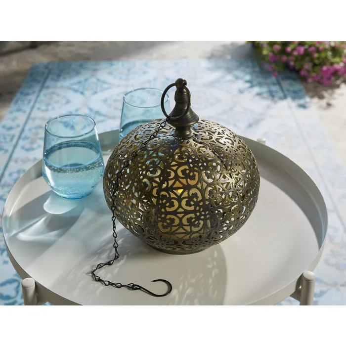 Luxform Accu/USB oplaadbare Marokkaanse stijl Tarsus tafel/hanglamp