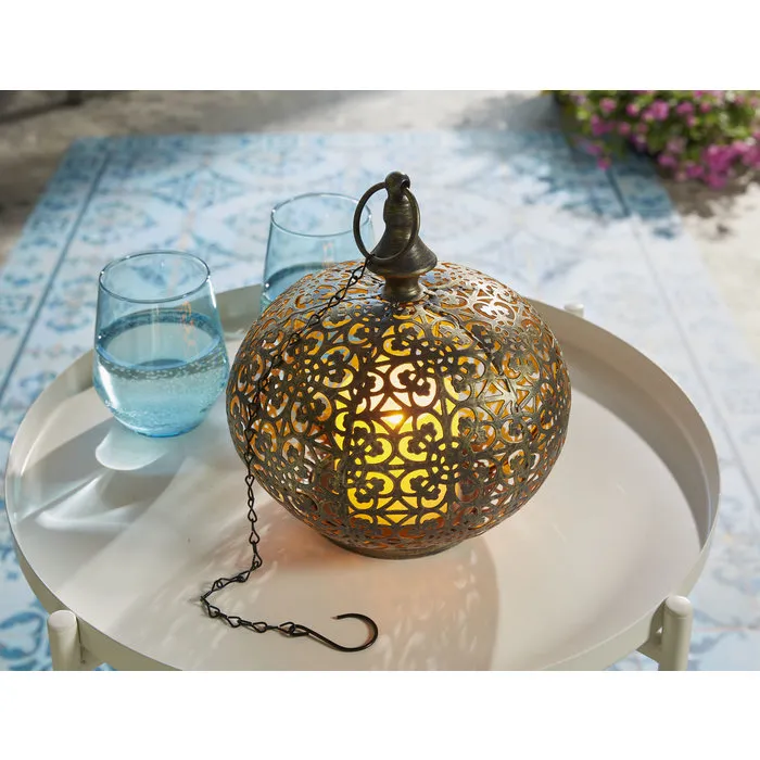 Luxform Accu/USB oplaadbare Marokkaanse stijl Tarsus tafel/hanglamp