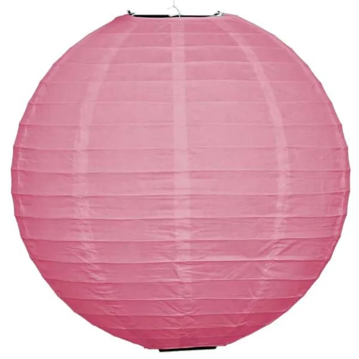Roze lampion voor buiten Ø25cm