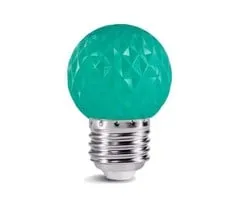 LED golfbal kogellamp - 1W E27 Groen - Dimbaar