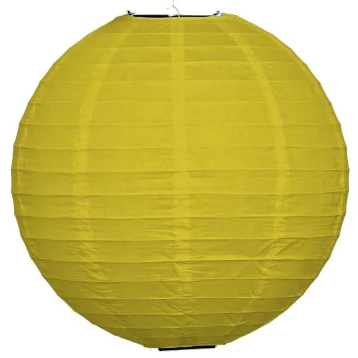 Gele lampion voor buiten Ø25cm