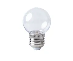 LED kogellamp 1W - transparante kap - E27 warm wit - Dimbaar