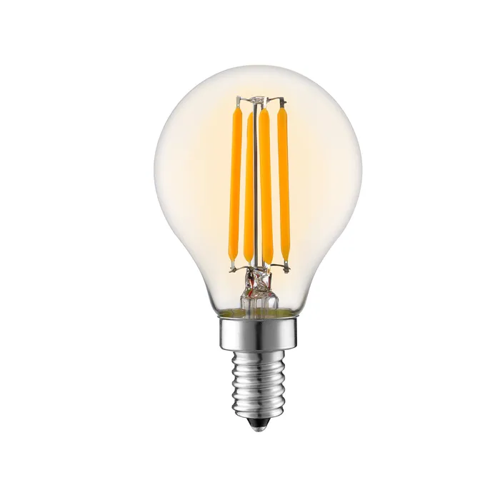E14 dimbare LED filament lamp met amber glas | 5.5W 2700K