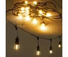 Amlux Lichtsnoer 10 meter met 20 LED lampen  - 2200K