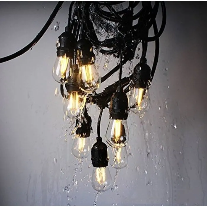 Amlux Lichtsnoer 10 meter met 20 LED lampen  - 2700K