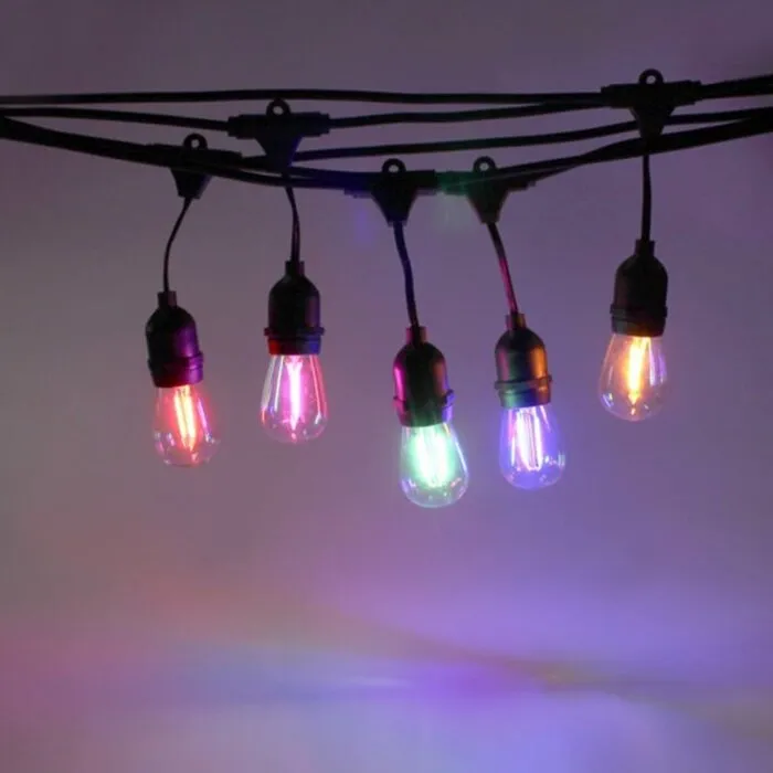 Amlux Smart decoratieve lichtslinger 8,5 Meter met 12 LED lampen - WIFI APP