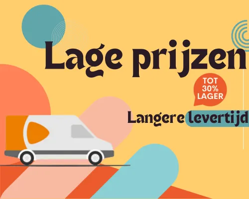 Goedkopere producten en langere levertijden