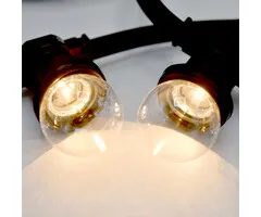 LED kogellamp 2W - transparant kap - E27 warm wit - Dimbaar