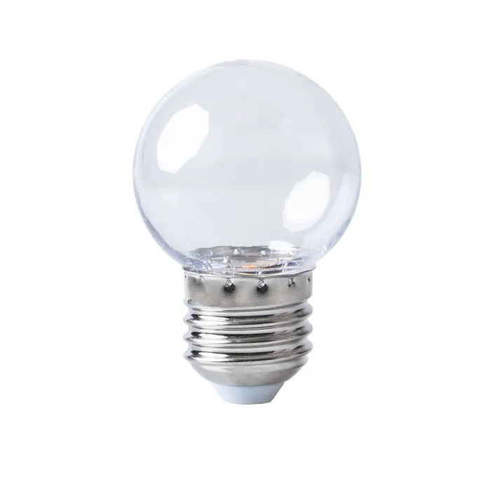 LumenXL 50 stuks LED kogellamp 2W - transparant kap - E27 - 2650K - Dimbaar