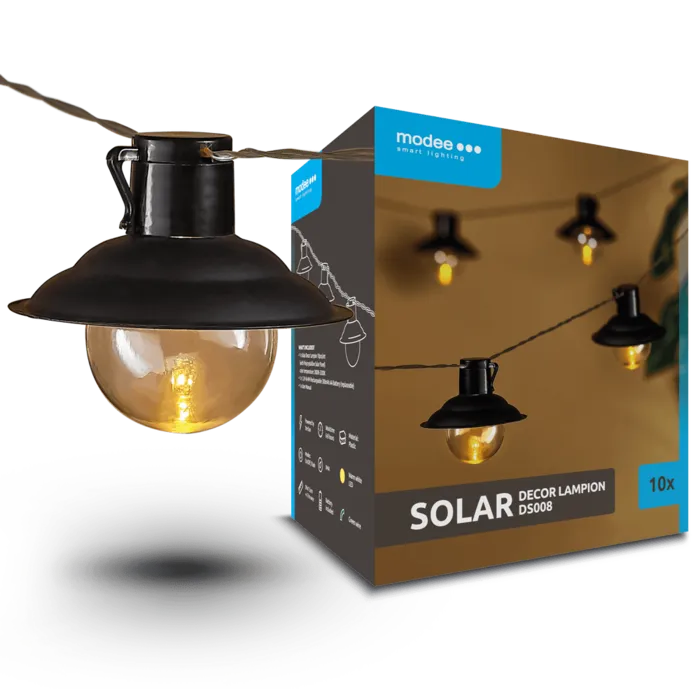 Modee LED Solar decoratie lampion - warm wit IP44