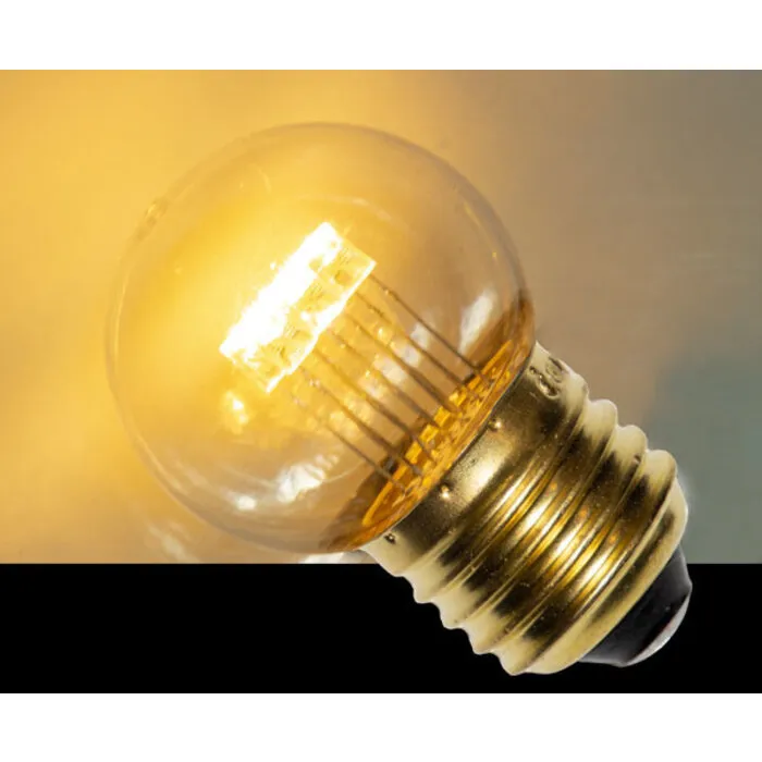 Amlux Zwarte prikkabelset 100 meter met 100 zeer warm  witte LED lampen op pootjes