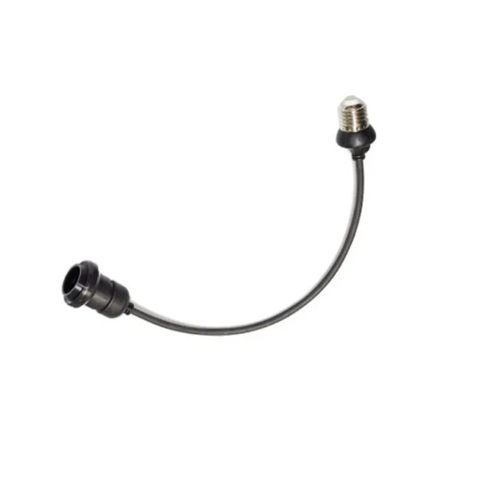 Amlux Hangende fitting E27 - Zwart - 35CM