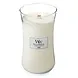 Woodwick Linen kaars groot Woodwick Linen kaars groot