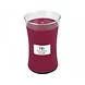 Woodwick Black Cherry kaars groot Woodwick Black Cherry kaars groot