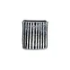 House Doctor Bloempot Surat zwart 14cm House Doctor Bloempot Surat zwart 14cm