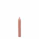 Lolaa Rustic dinerkaars soft pink 14cm - 6 stuks Lolaa Rustic dinerkaars soft pink 14cm - 6 stuks