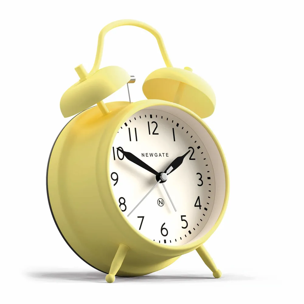 Covent Garden alarm clock yellow