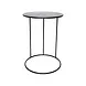 Lolaa Bijzettafel Asro zwart rond 54cm Lolaa Bijzettafel Asro zwart rond 54cm