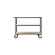 House Doctor Rek hout met 4 wielen 98cm House Doctor Rek hout met 4 wielen 98cm