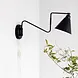 House Doctor Wandlamp Game zwart 70cm House Doctor Wandlamp Game zwart 70cm