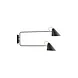 House Doctor Wandlamp Club Double zwart 81cm House Doctor Wandlamp Club Double zwart 81cm
