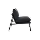 House Doctor Lounge stoel Pipe zwart 80cm House Doctor Lounge stoel Pipe zwart 80cm