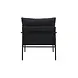 House Doctor Lounge stoel Pipe zwart 80cm House Doctor Lounge stoel Pipe zwart 80cm