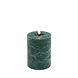 Mansion atmosphere Groene led kaars rustic 10x7,5cm Mansion atmosphere Groene led kaars rustic 10x7,5cm